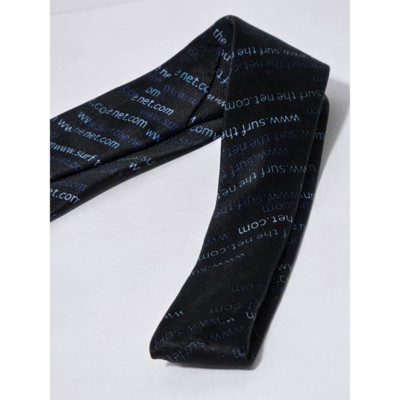 VINTAGE Ralph Marlin Men's Tie 1999 "Surf the Net" Computers Tech Internet Geek - Picture 10 of 10
